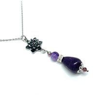 Collana Heteriah Donna in Argento Ametista HCLFLB03 - HCLFLB03